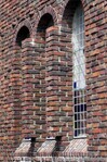 Gevel, detail met vensternissen.
<br/>
Gert-Jan Lobbes, 2016